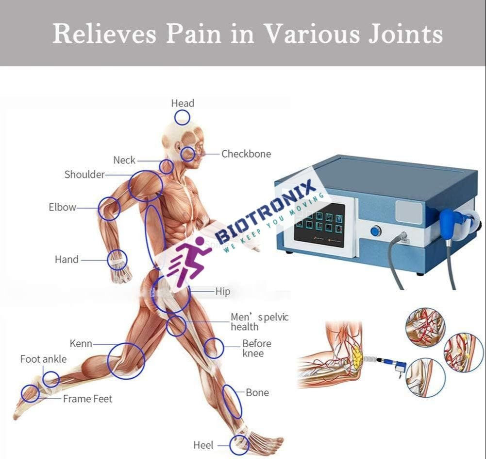 Biotronix Clinical Professional Pain Relief Physiotherapy and ED Treatment Shockwave Therapy Machine