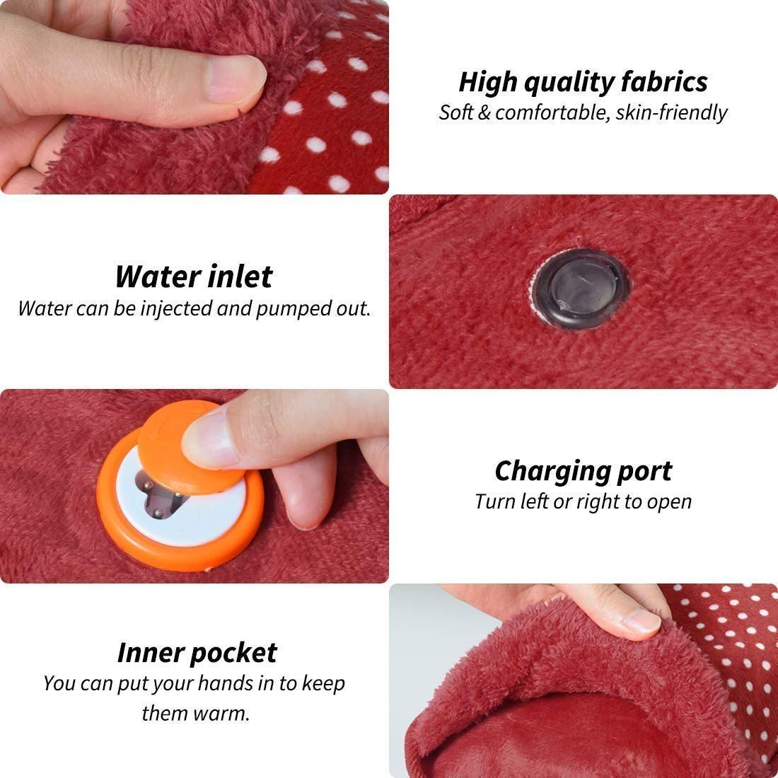 hot water bag velvet