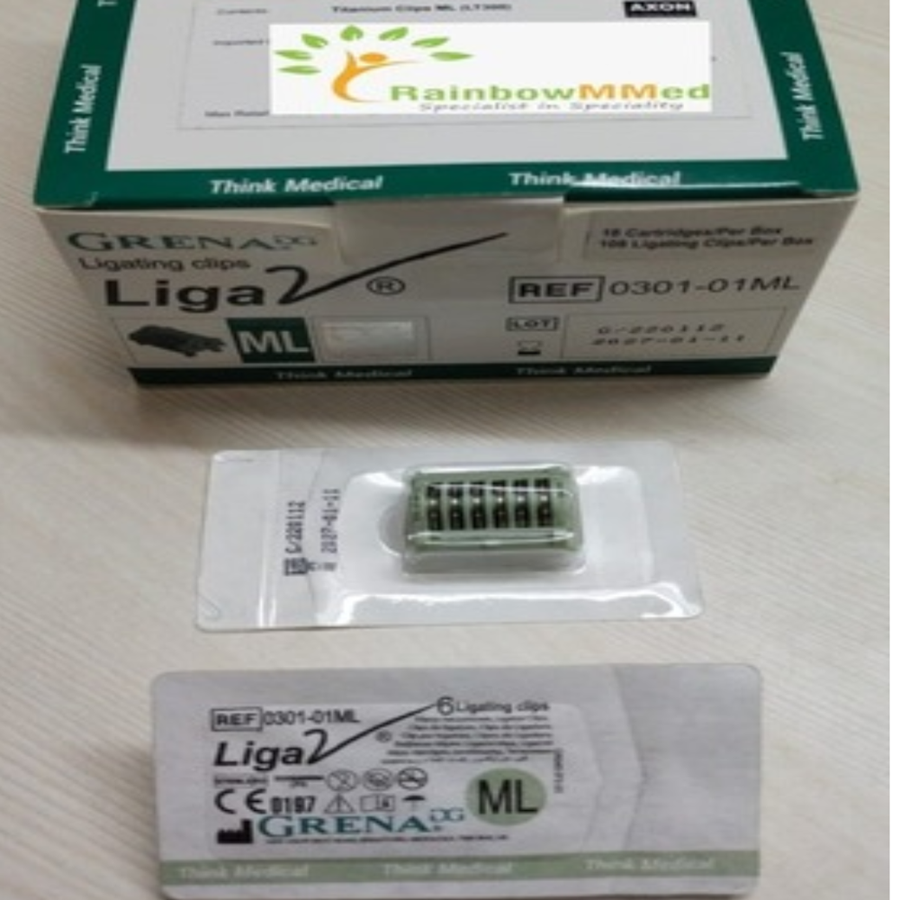 Grena Ligation Clip V Clips 0301-01Ml Ligating clips Titanium Ligating Clips Chevron Shape
