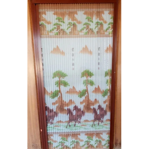 Horse Paint Coated Mosquito Net Door