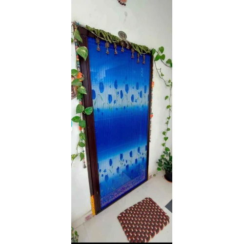 Blue Tulip Sliding Door