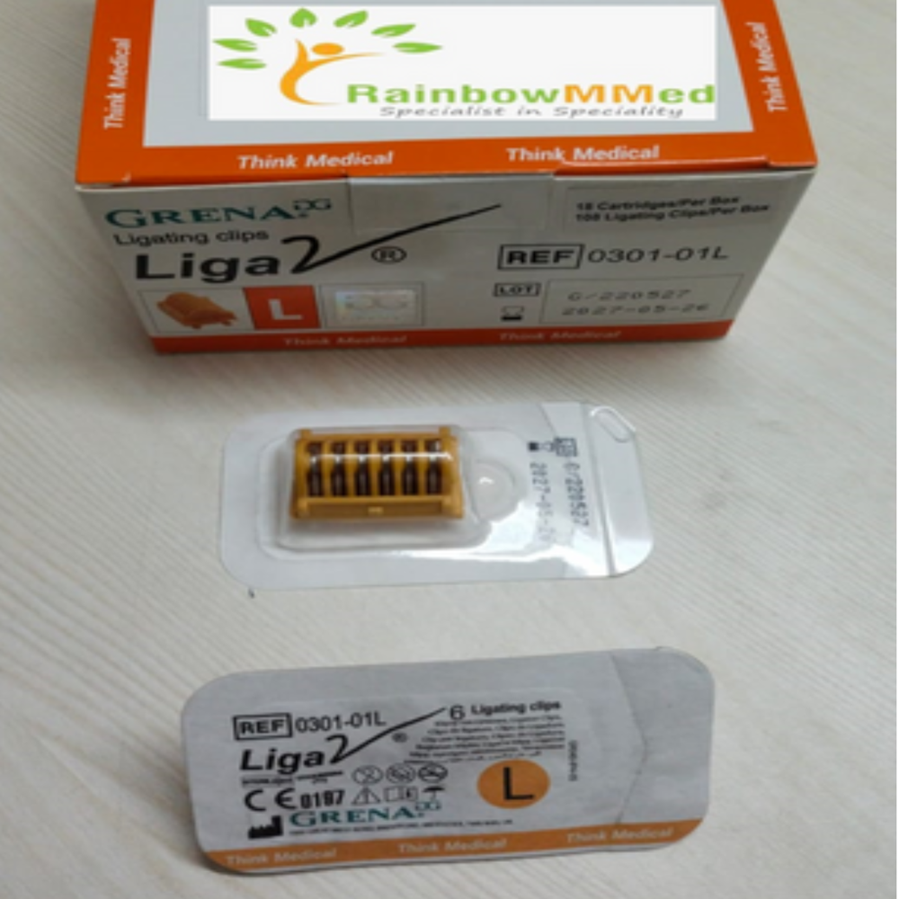 Grena Ligation Clip V Clips(L) Hem-o-Lock Polymer Ligation Clip V-shaped Titanium Ligation Clip