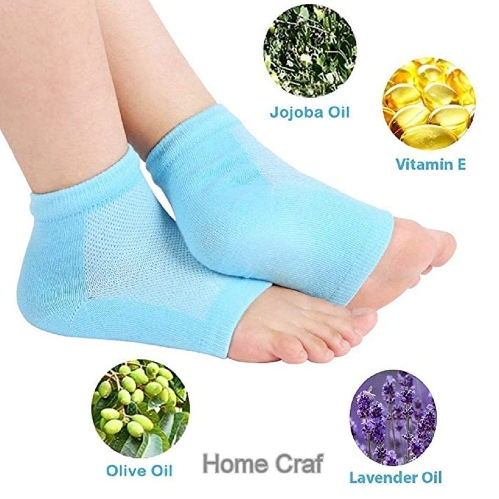 half gel cotton heel socks