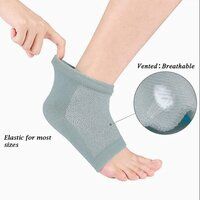 half gel cotton heel socks