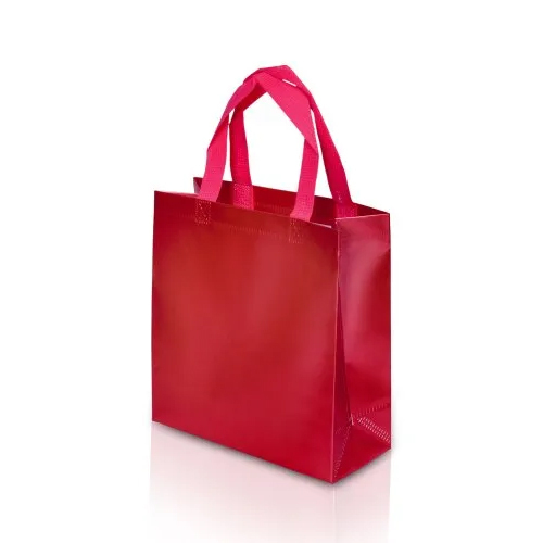Red Metallic Non Woven Bags