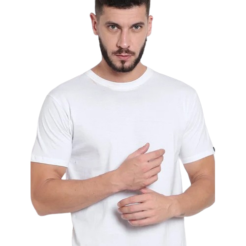 Cotton Plain White Color T Shirt