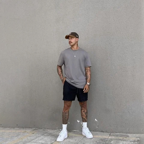 Customize Oversized Grey Color T Shirts