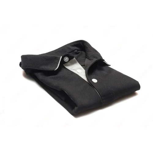 Customize Black Color Collar T Shirt