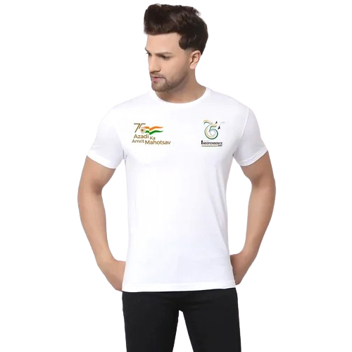 Customize Independence Day Half Sleeves T-Shirt