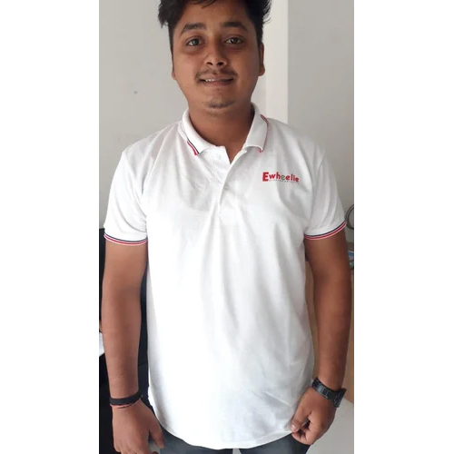 Promotional T Shirts - Polyester Fabric, Sizes S to XL, Various Colors Available - Plain Design for Custom Logo Personalization
