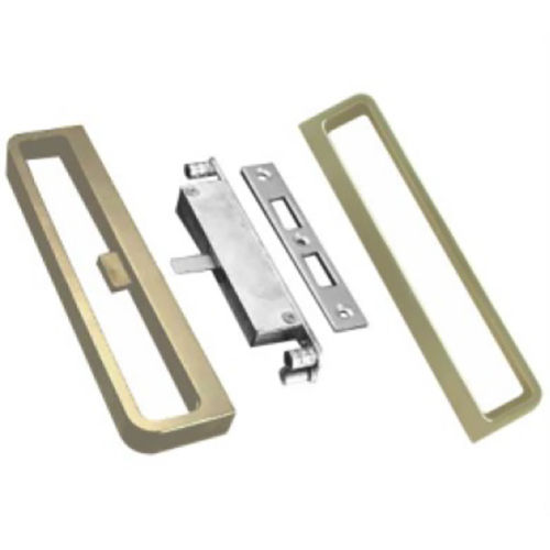 Sp-La-02Cp Brush Sliding Latch For Slim Profile - Color: Champagne