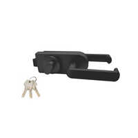 Sp-sl-41bm Black Matt Magnetic Door Lock - Material: Stainless Steel