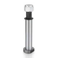 Hot Forge Bolt - Steel, Silver Color, Hard Material | Industrial Application, Durable Performance, High Tensile Strength