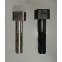 M36 Forged Bolt - Steel, Standard Size | Black & Silver Color, Industrial Usage
