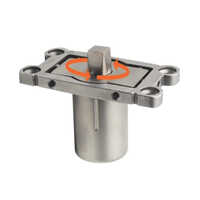 Sp-hyd-mfh-01 Mini Floor Hinge - Color: Silver