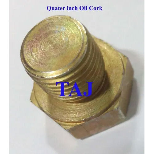 Quater Inch Oil Cork - Finishing: Polished