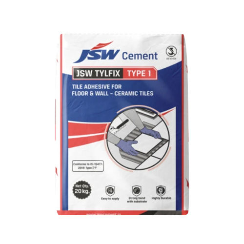 Jsw Tylfix Type 1 Tile Adhesive - Color: White