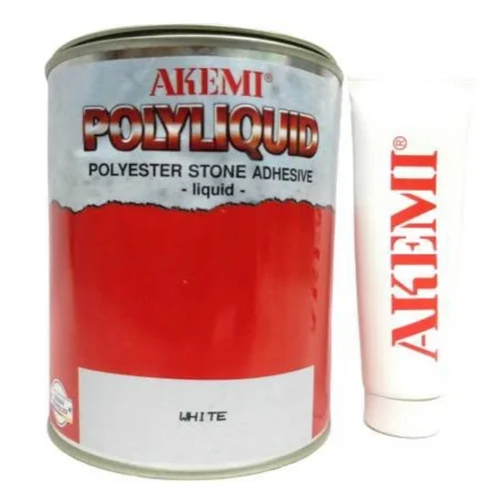 White Akemi Mastic Polyester Stone Adhesive