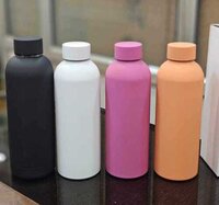 s.s rubber coating  bottle