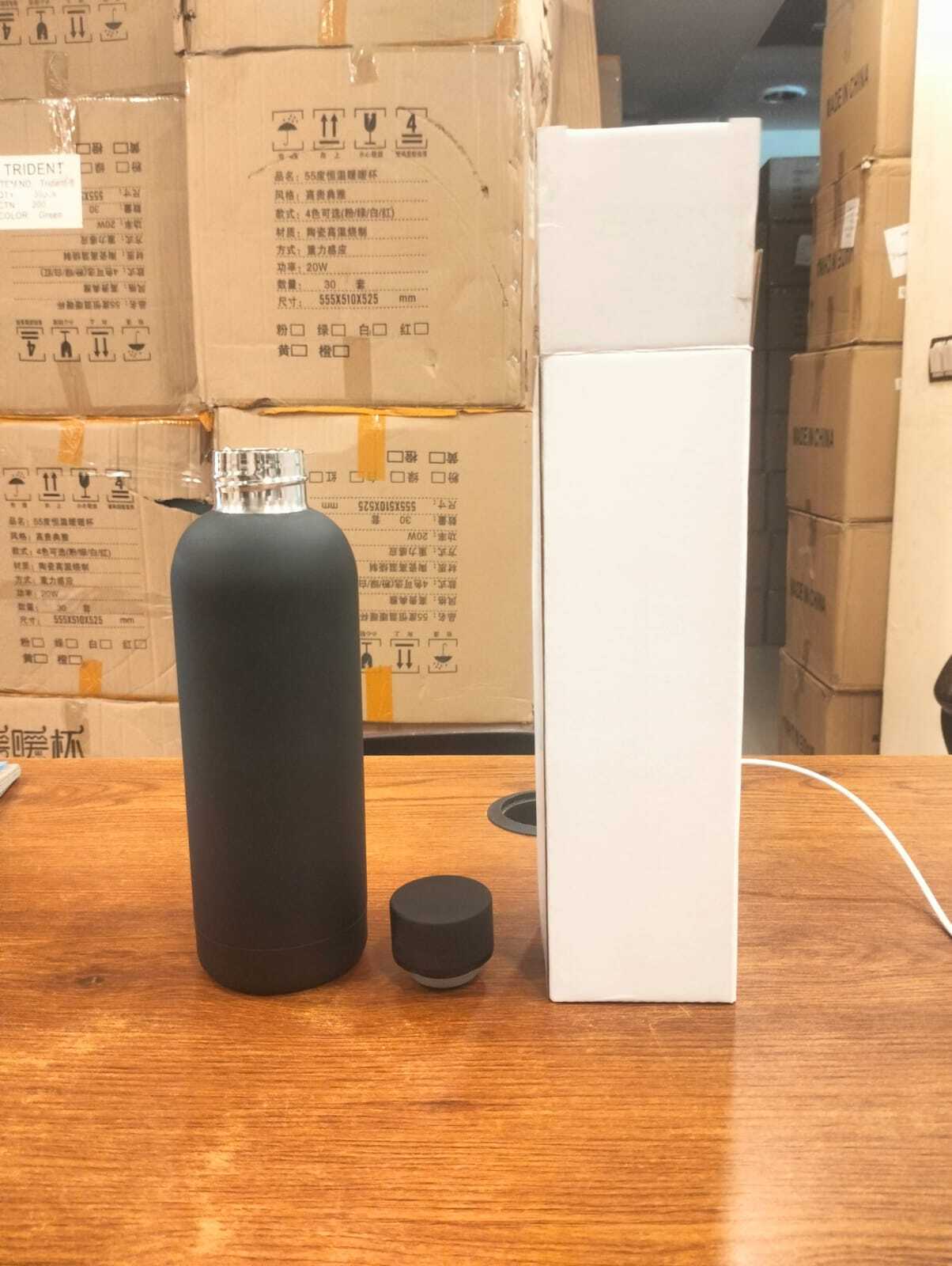 s.s rubber coating  bottle