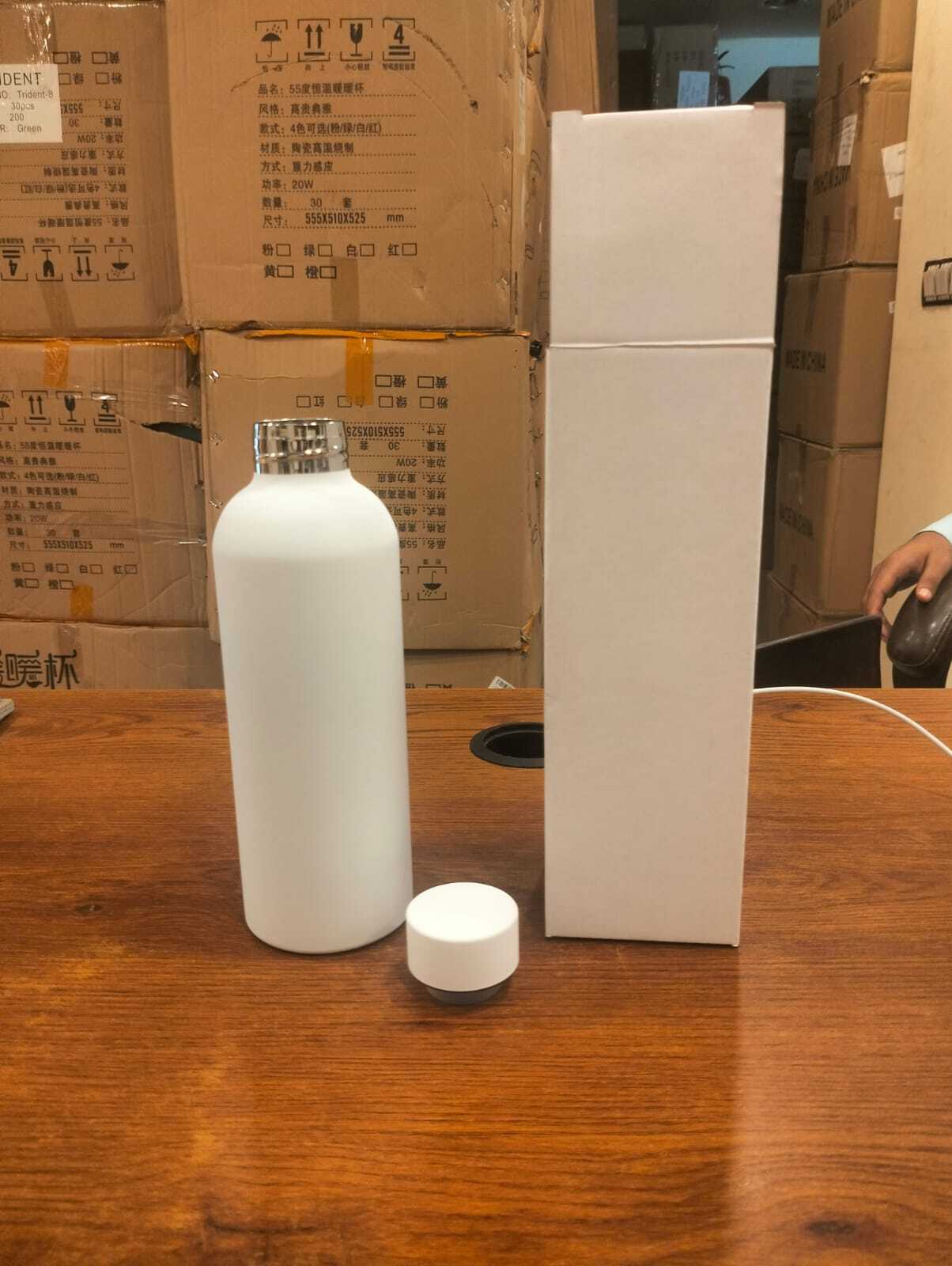 s.s rubber coating  bottle