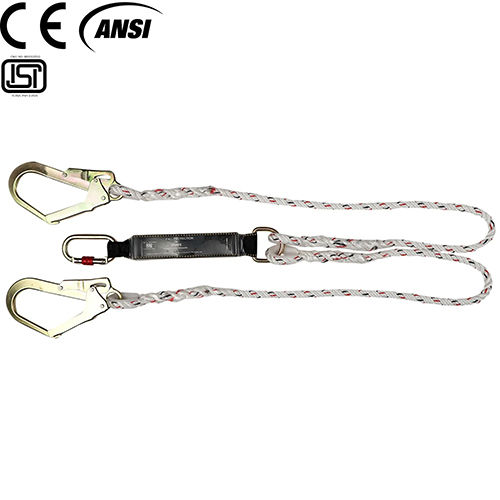 Energy Absorbing Double Lanyard - Isf 161 - Color: As Per Availability