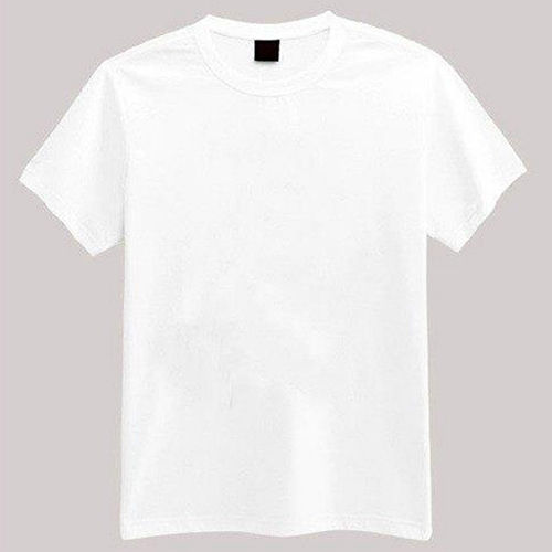 180 Gsm Mens White Crew Neck T-Shirt - Age Group: Adult