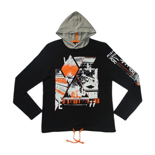 150 GSM Mens Long Sleeves Hood