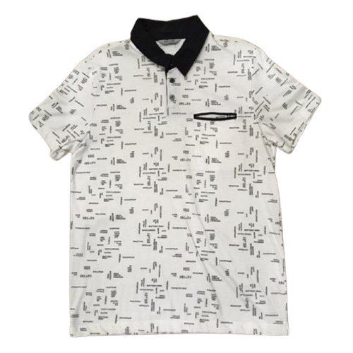 Mens Polo T-Shirt With Aop Print - Gender: Male
