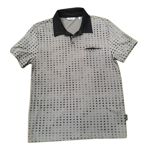 Mens Polo T-Shirt With AOP Print