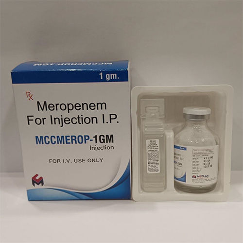 Mccmerop 1Gm Injection - Ingredients: Meropenam 1000Mg