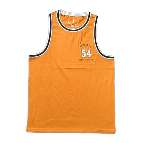 150 Gsm Mens Tank Top - Color: Orange