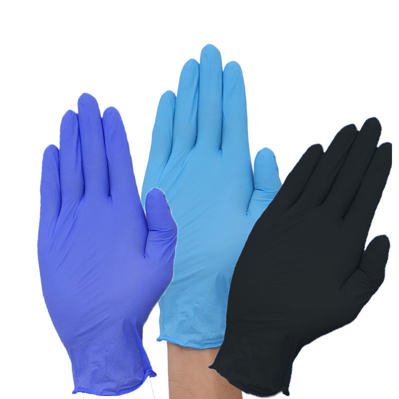 Nitrile Examination Blue Color Gloves
