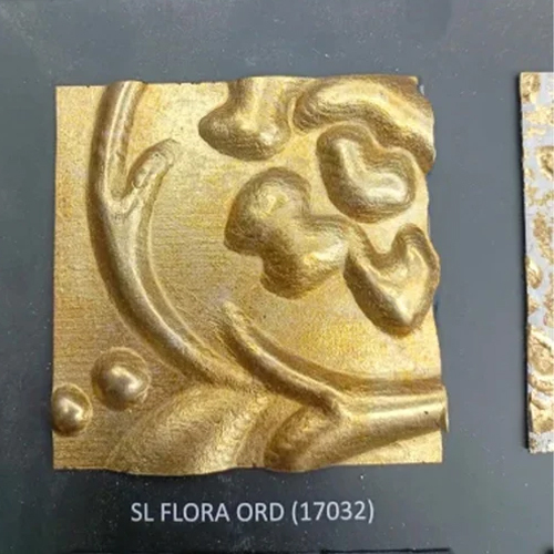 Sl Floora Ord Decorative Sheet - Color: Golden