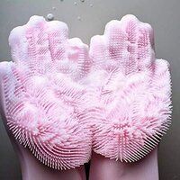 SILICONE SCRUBBING GLOVES