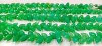 Natural Chrysoprase teardrop Shape faceted 6X10mm beads Per Strand 8''long