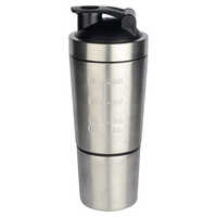 500ml Steel Shaker With Compartment