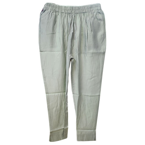 Ladies Silk Pant - Color: Gray