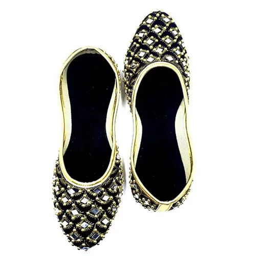 Barfi Black Juttis - Color: Different Available