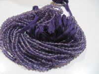 Natural Amethyst Round Plain 4-5mm Beads Per Strand 13 Inches long