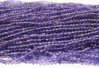 Natural Amethyst Round Plain 4-5mm Beads Per Strand 13 Inches long