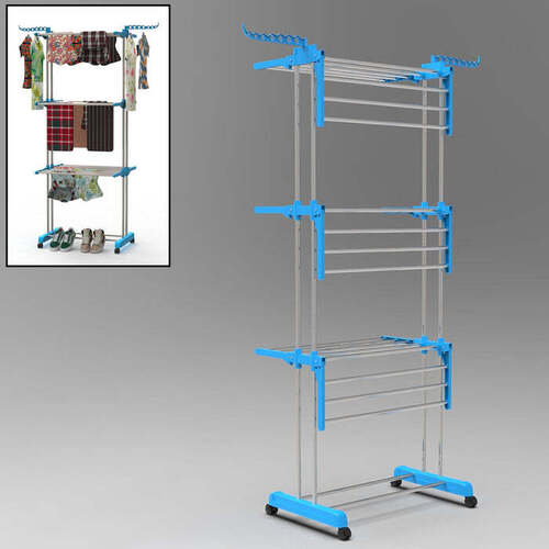 3 Layer Foldable Cloth Drying Stand