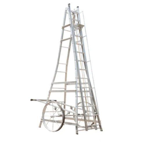 Aluminum Large Wheel Tower Ladder - Material: Aluminium