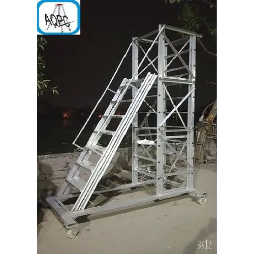 Aluminum Trolley Tower Ladder - Material: Aluminium