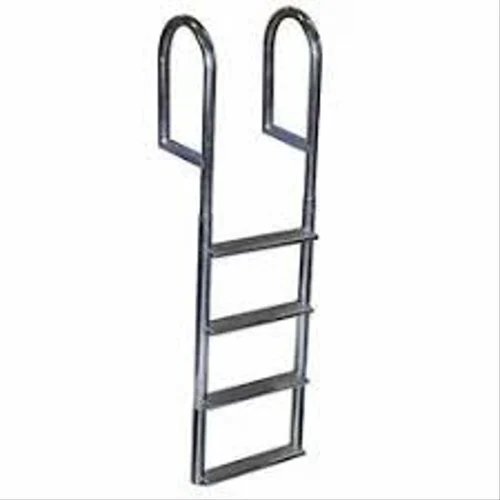 Aluminum Wide Step Hook Ladder