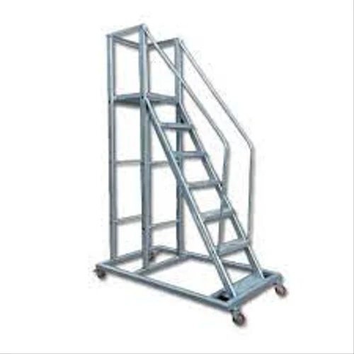 Aluminum Trolley Step Ladder