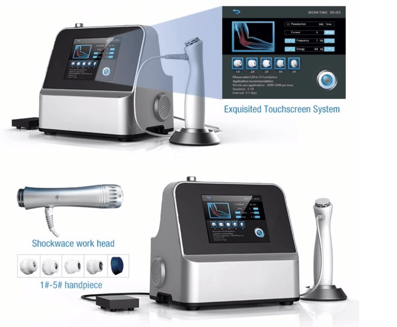 Shock Wave Machine Shockwave Therapy Machine Extracorporeal Equipment Digital ESWT