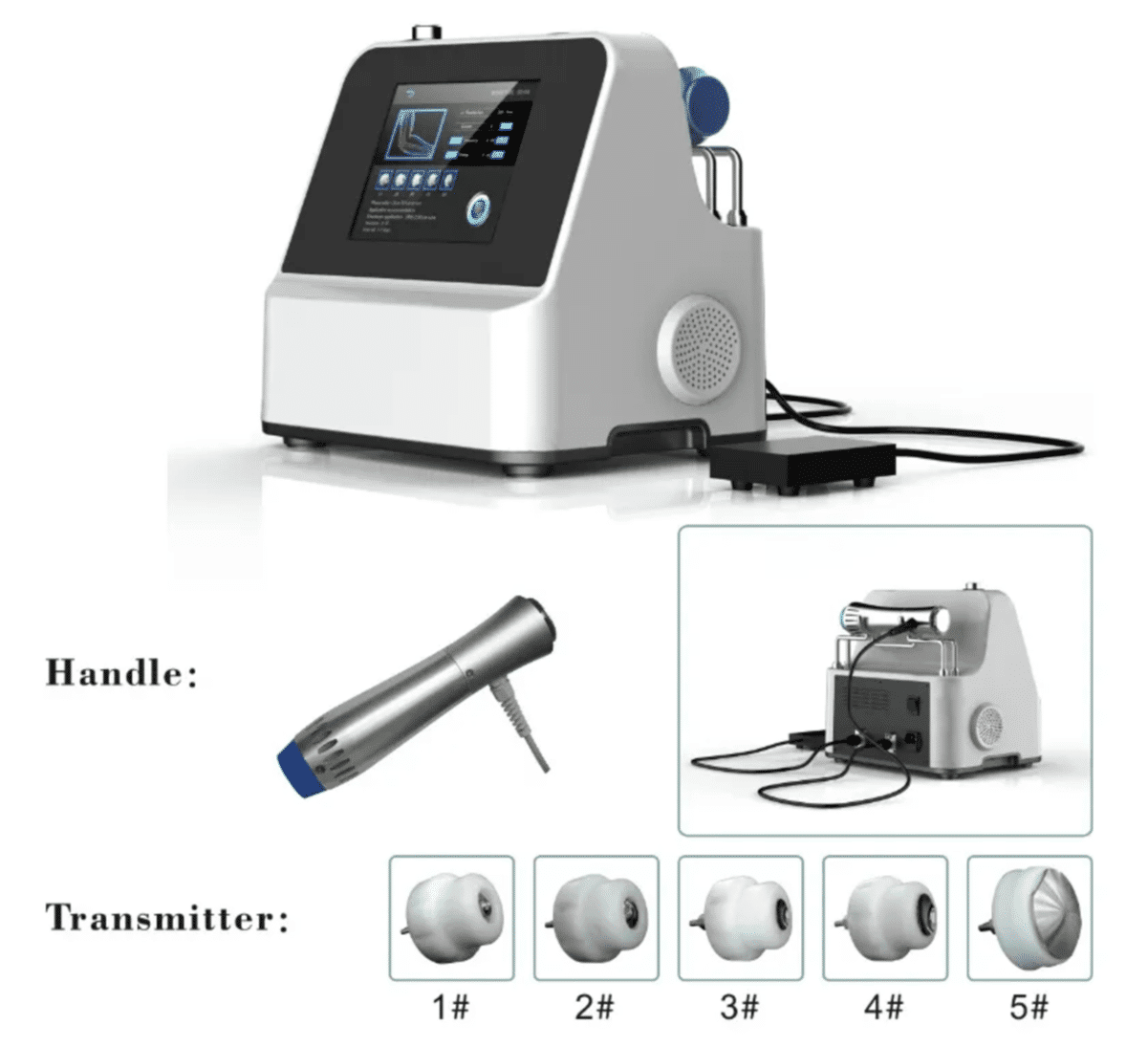 Shock Wave Machine Shockwave Therapy Machine Extracorporeal Equipment Digital ESWT