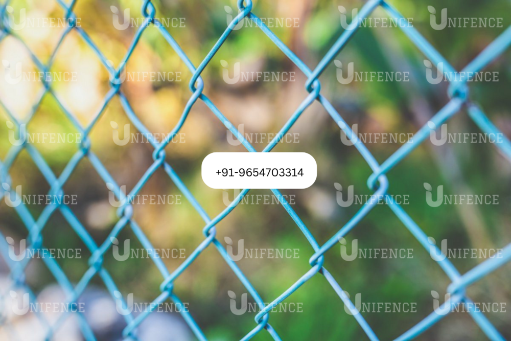 PVC Coated Chain Link Fence - 4-10 FT Height, 2x2 to 4x4 Inch Mesh Size | Durable, Versatile, Weatherproof Solution for Agriculture and Boundary Enclosures