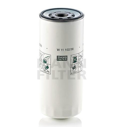 W11102-36 Oil Filter - Metal, Various Sizes | High-Quality Industrial Usage, Reliable Warranty
